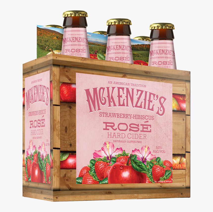 Six-pack - Rose - Mckenzie's Pineapple Hemp Hard Cider, HD Png Download, Free Download