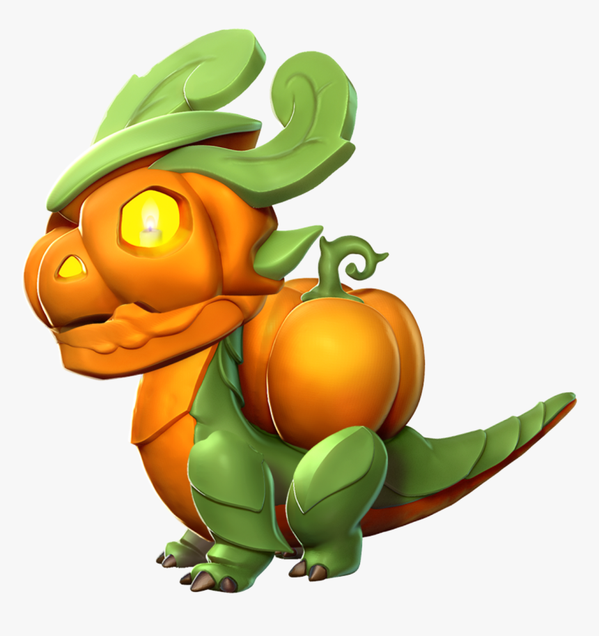 Pumpkin Dragon Baby - Dragon Mania Legends Pumpkin Dragon, HD Png Download, Free Download