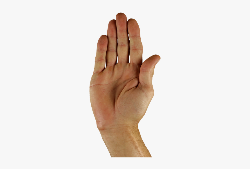 Hand, Stop, Containing, Sign Language, Finger - Tfcc Tear Looks Like, HD Png Download, Free Download