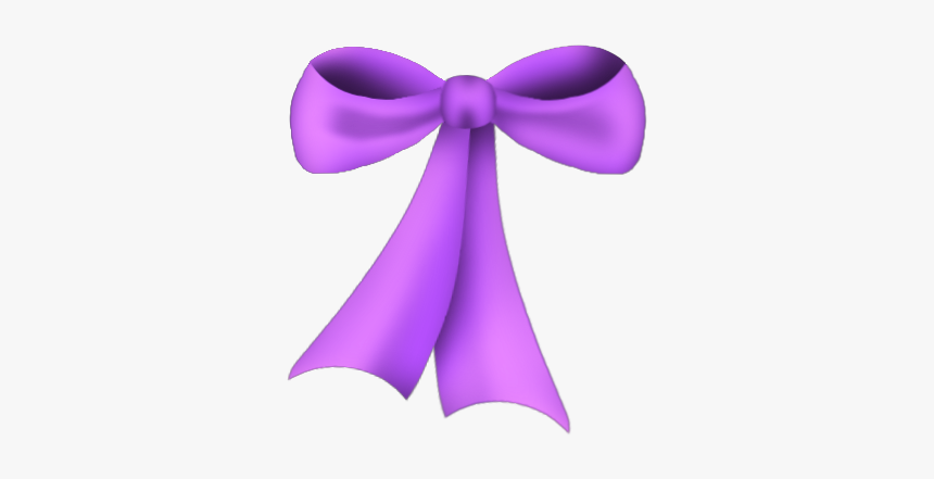 #purple #bow #ribbon #mydrawing - Satin, HD Png Download, Free Download