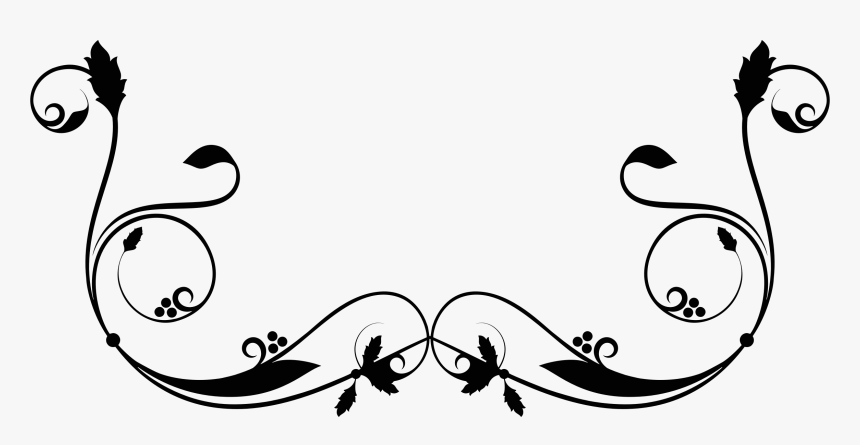 Flourish Frame Design 5 Clip Arts - Frame White Clipart Png, Transparent Png, Free Download