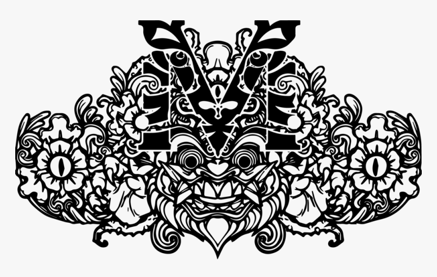 Transparent Flourish - Barong Head, HD Png Download, Free Download