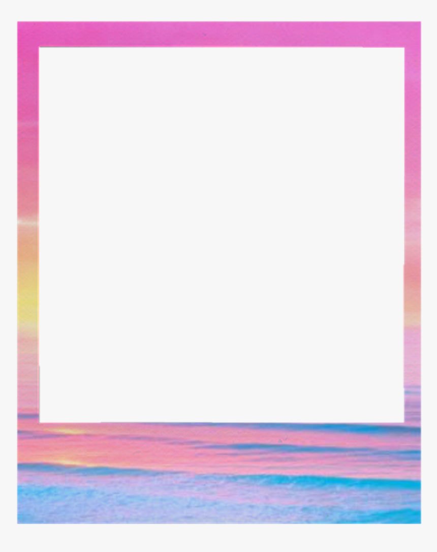 Borde Tumblr Marco Colours Polaroid Beach Playa Palommz - Marco Polaroid Tumblr Hd, HD Png Download, Free Download
