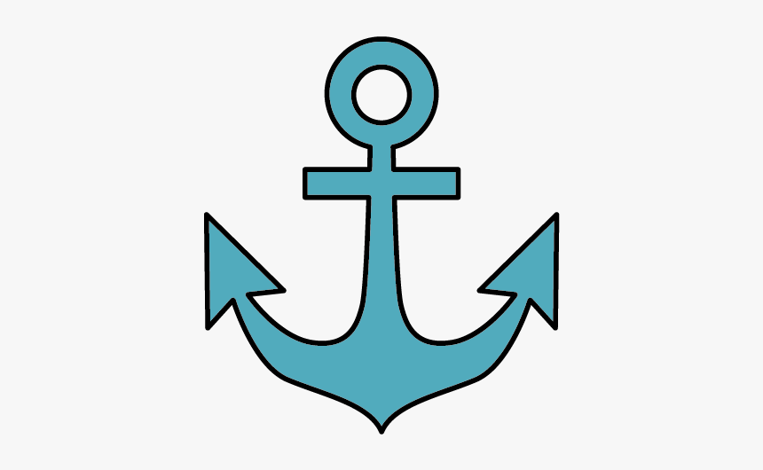 Anchor Png Cartoon - Cartoon Transparent Anchor, Png Download, Free Download