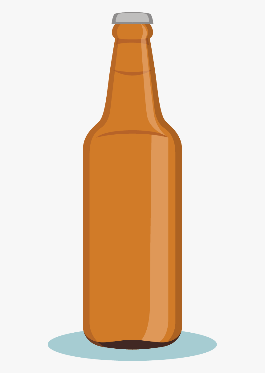 Beer Bottle Euclidean Vector - Glass Bottle, HD Png Download, Free Download