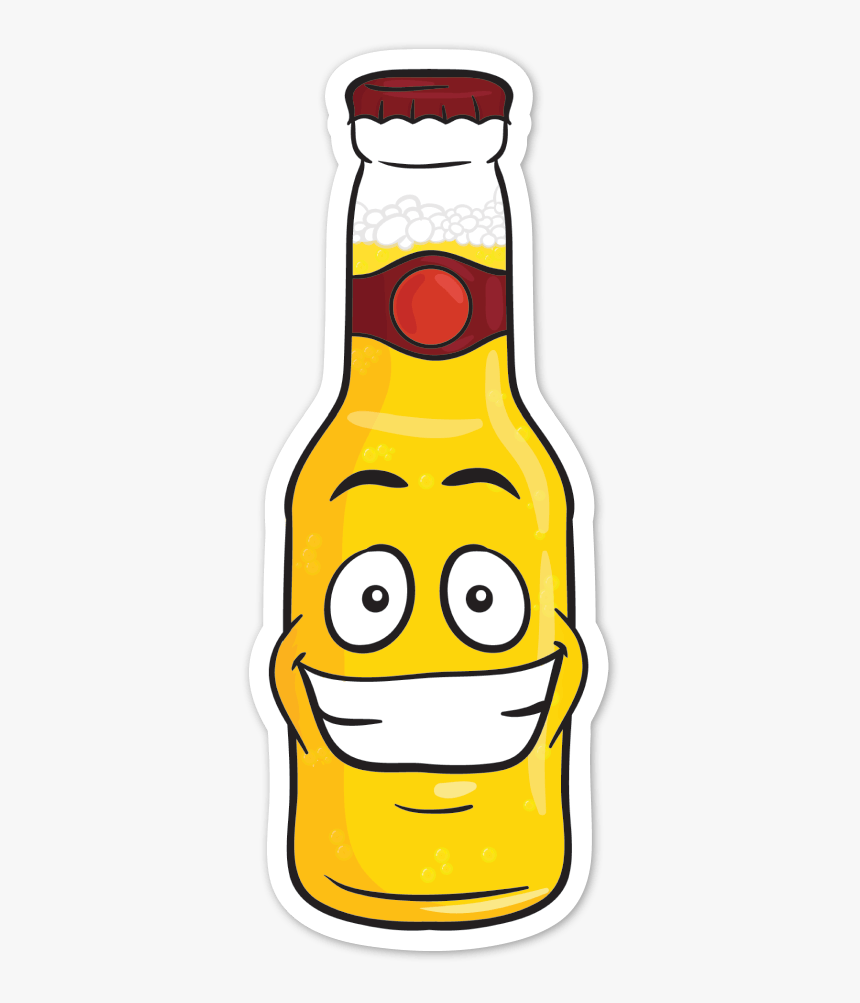 Transparent Beer Bottle Vector Png - Cartoon Beer Bottle Clipart, Png  Download - kindpng