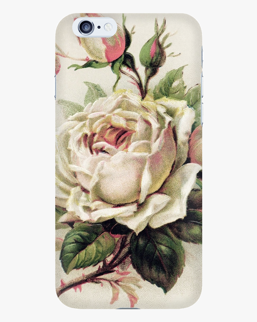 White Vintage Flowers Png, Transparent Png, Free Download