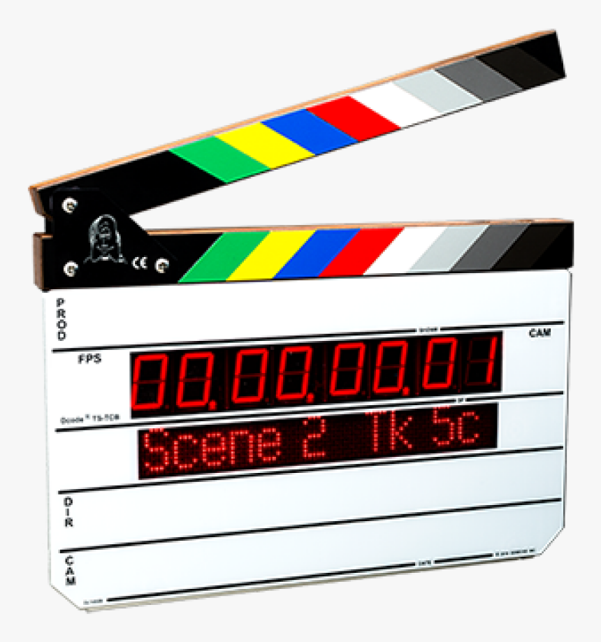 Clapperboard Timecode, HD Png Download, Free Download