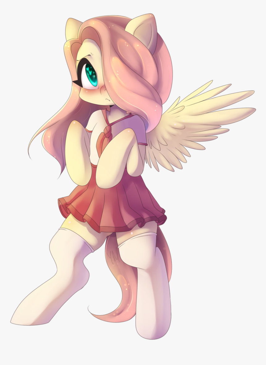 Anthro Cute Mlp Fluttershy, HD Png Download, Free Download