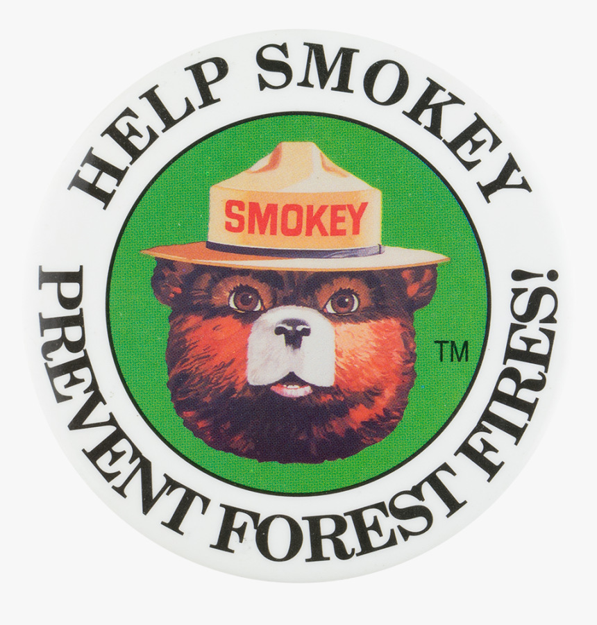 Help Smokey Prevent Forest Fires Cause Button Museum - Emblem, HD Png Download, Free Download