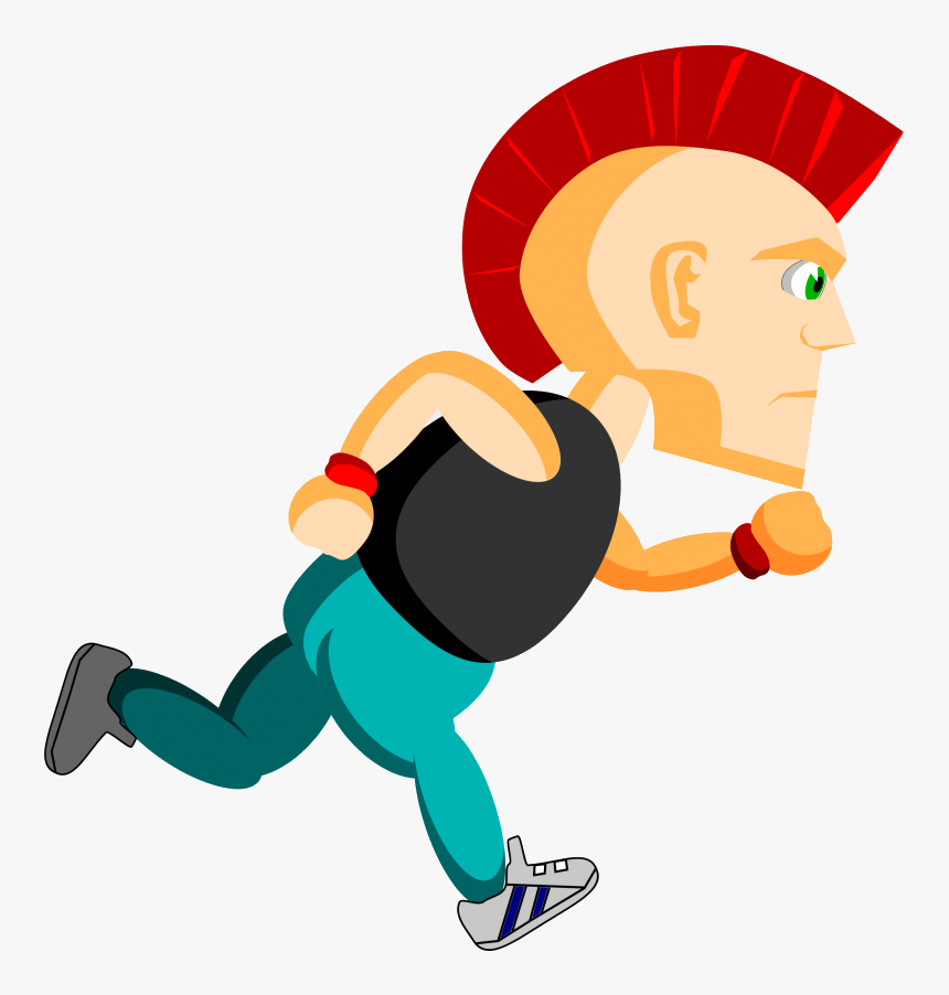 Sports Clipart Long Jump Transparent Free Png - Clipart Running, Png Download, Free Download