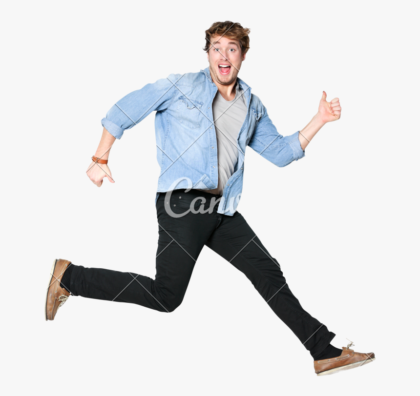 Happy Excited Photos - Funny Poses For Men, HD Png Download, Free Download