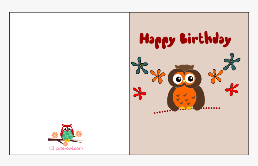 Cute Birthday Card Templates Free, HD Png Download, Free Download