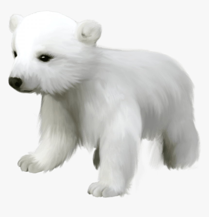 Free Png Download Cute Small Polar Bear Png Images - Cute Polar Bear Clipart, Transparent Png, Free Download