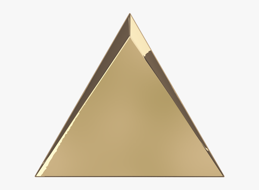 Metallic Gold Triangle , Png Download - Gold Triangle Png, Transparent Png, Free Download