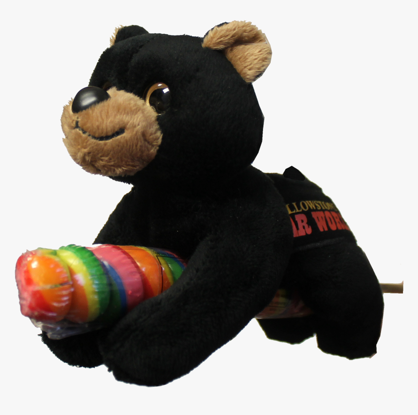 Lollyplush Black Bear - Teddy Bear, HD Png Download, Free Download