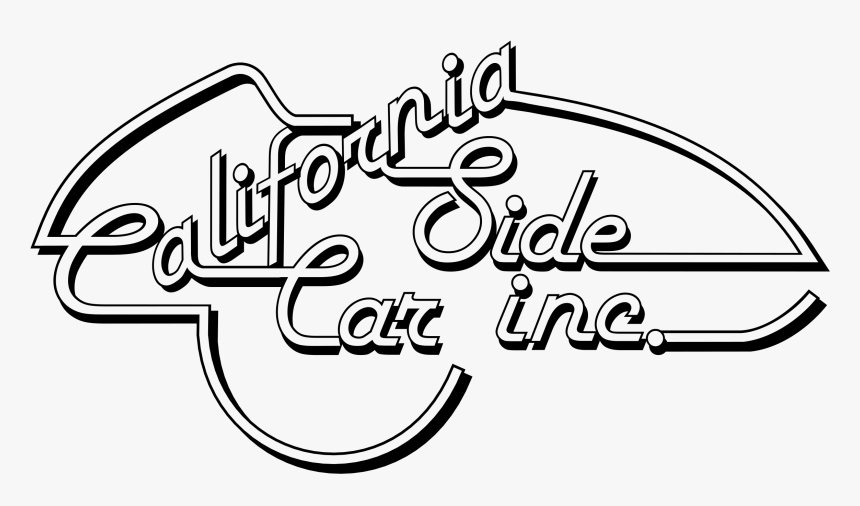 California Side Car Logo Png Transparent - Line Art, Png Download, Free Download