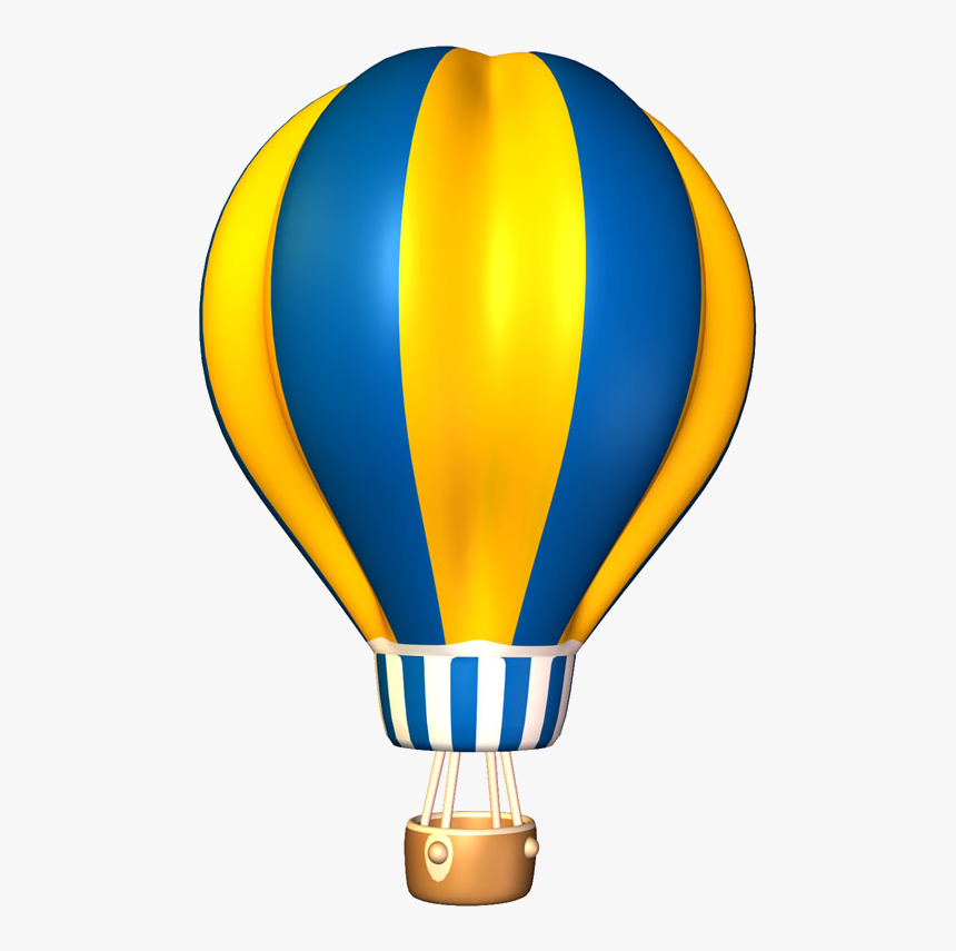 Patriotic Clipart Hot Air Balloon - Globo Aerostatico Dibujo Animado, HD Png Download, Free Download