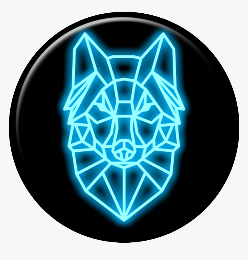 Desenho Neon De Lobo, HD Png Download, Free Download