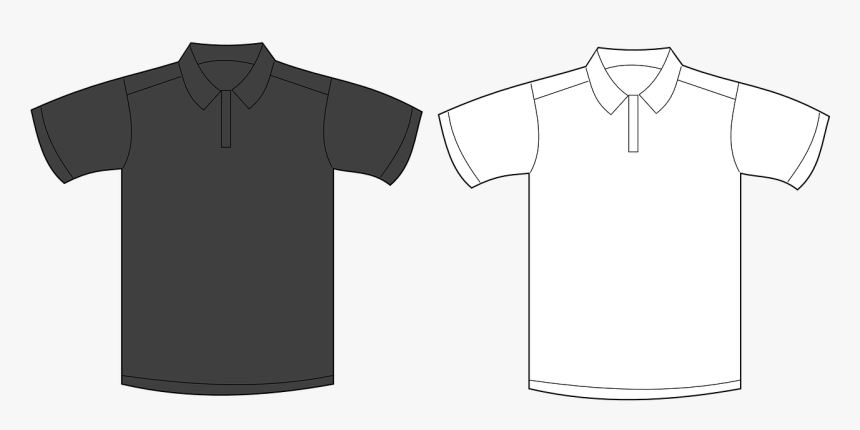 Shirt Jersey Polo T-shirt Tee Png Image - Playera Tipo Polo Vector, Transparent Png, Free Download