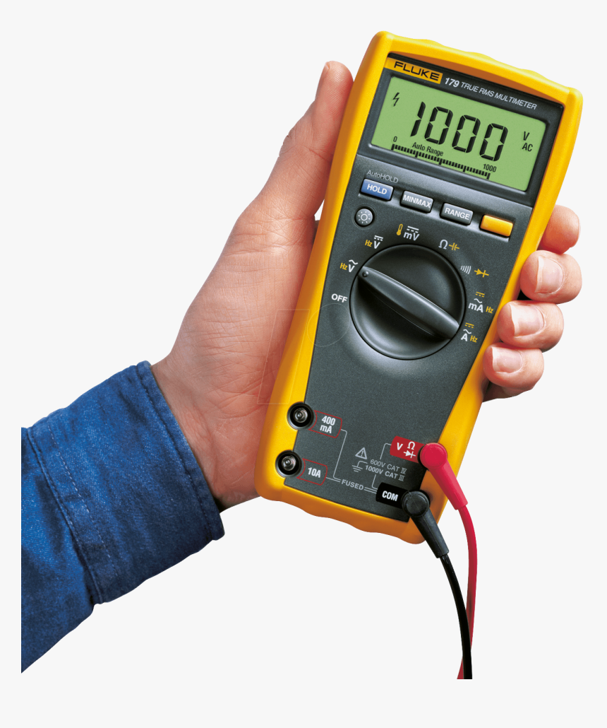 Digital Meter Png File - Multimeter Fluke, Transparent Png, Free Download