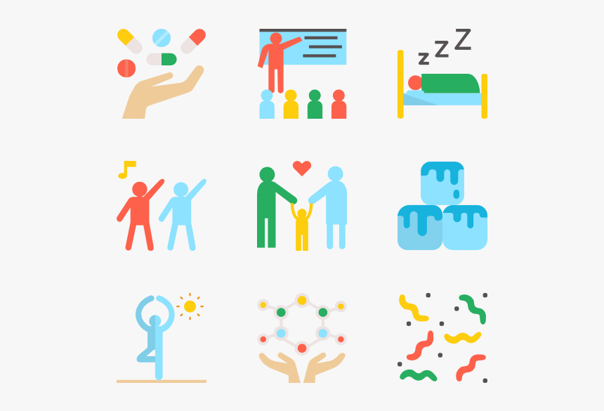 Essential Set - Therapy Icon Png Color, Transparent Png, Free Download