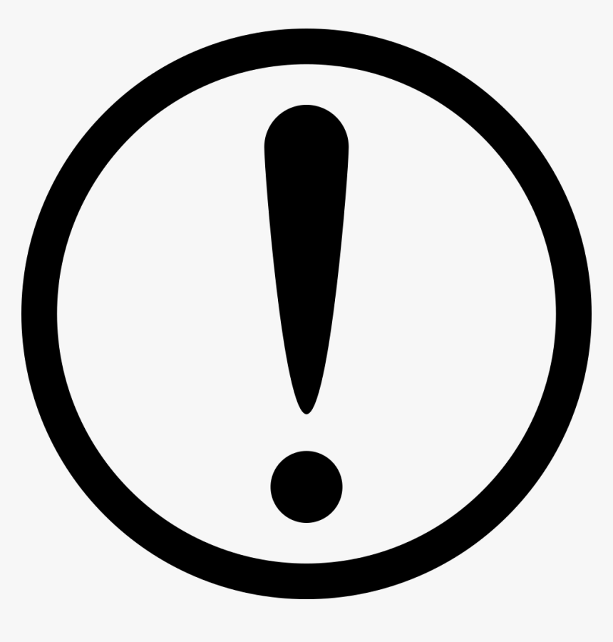 Exclamation Mark - Exclamation Mark Icon Free, HD Png Download, Free Download