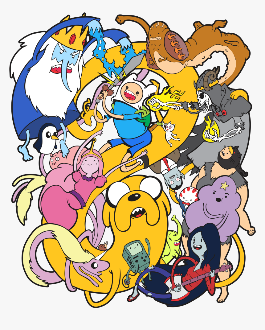 Transparent Taz Png - Adventure Time Characters Poster, Png Download, Free Download
