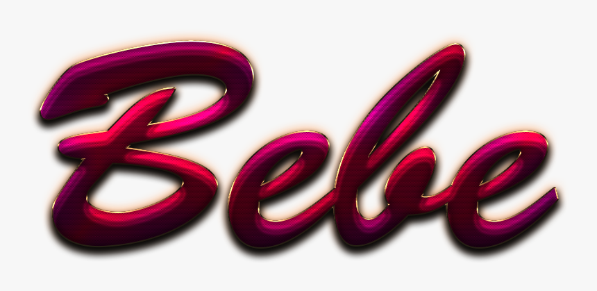 Bebe Name Logo Png - Calligraphy, Transparent Png, Free Download