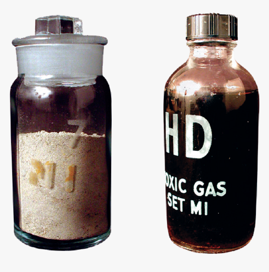 Glass Bottles - Ww1 Mustard Gas Container, HD Png Download, Free Download