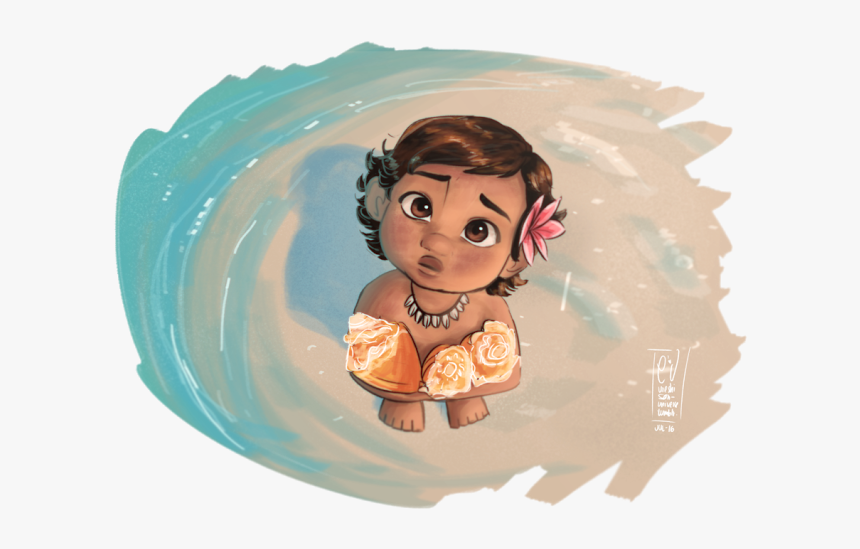 Moana Bebe Png - Baby Moana No Background, Transparent Png, Free Download