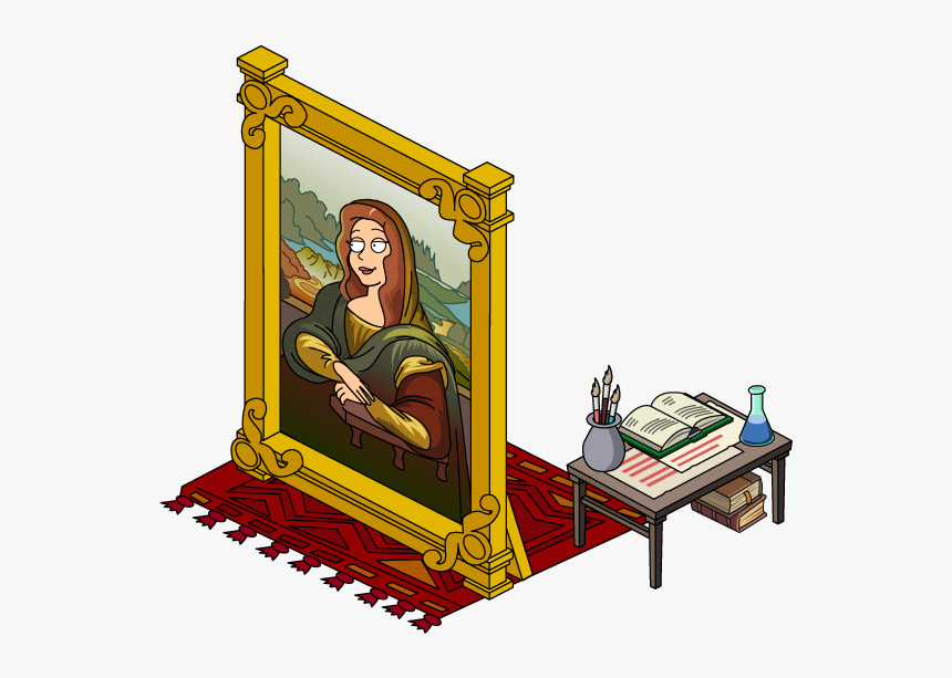 The Quest For Stuff Wiki - Mona Lisa Peter Griffin, HD Png Download, Free Download