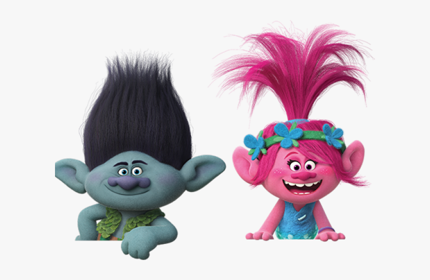 Transparent Trolls Clipart - Princess Poppy And Branch, HD Png Download, Free Download