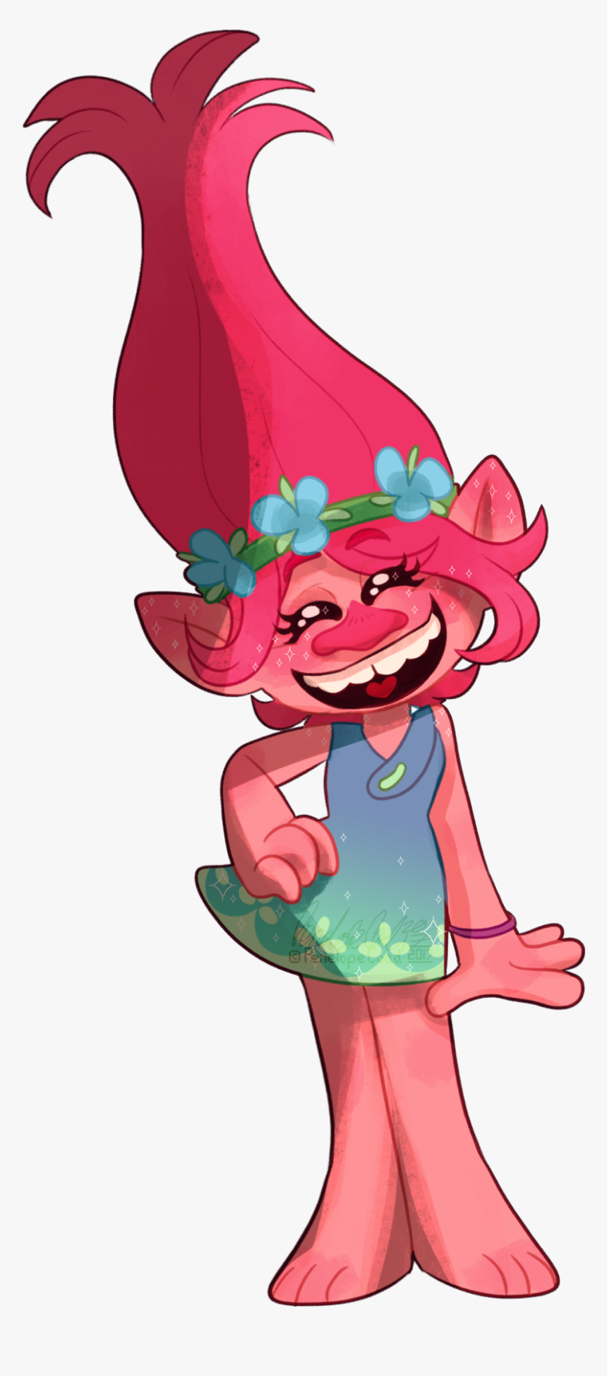 Pen Maybe Pencil - Trolls Princess Poppy Oc, HD Png Download, Free Download