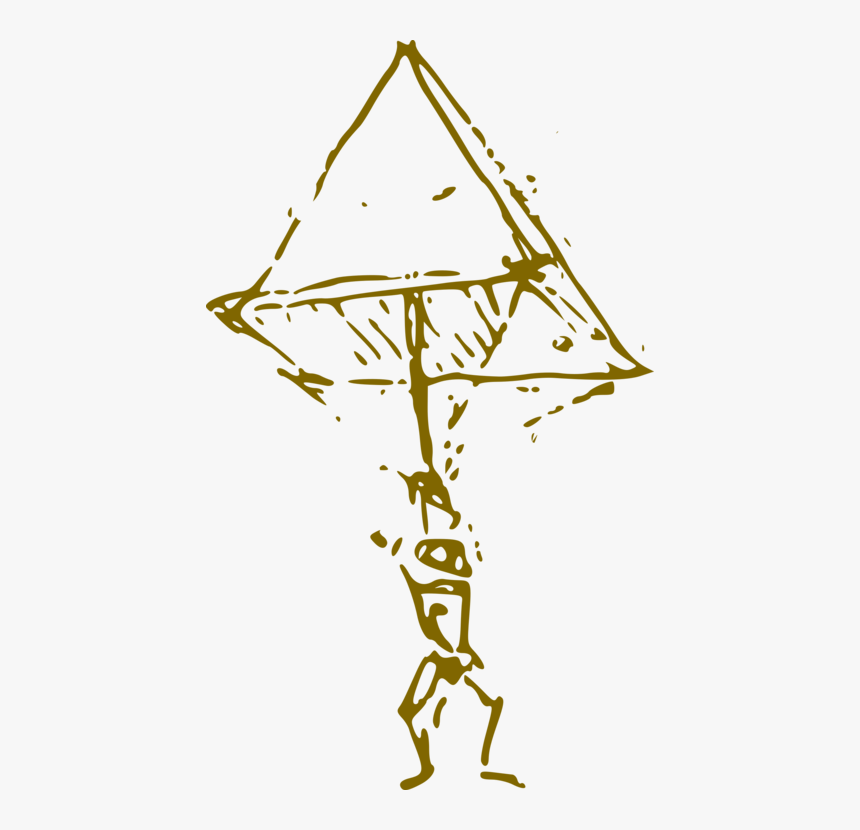 Leonardo Da Vinci Parachute Sketch, HD Png Download, Free Download