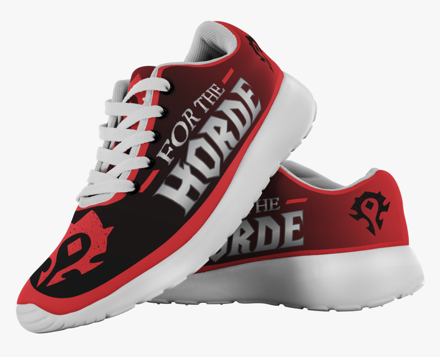 World Of Warcraft "for The Horde - Black Sneakers Mens Png, Transparent Png, Free Download
