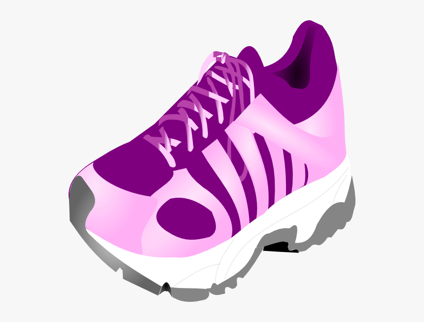 Tennis Shoe Running Shoe Clip Art At Vector Clip Art - Tennis Shoe Shoe Clip Art, HD Png Download, Free Download