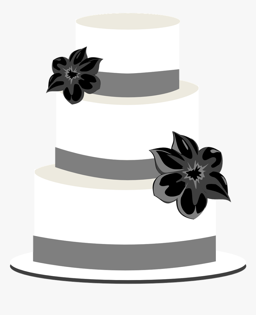 Decorative Wedding Cake Png Image - Wedding Cake Clipart, Transparent Png, Free Download