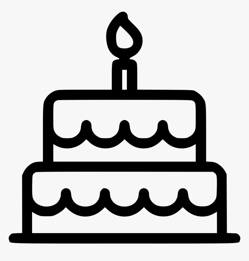 Wedding Cake - Icon Happy Birthday Png, Transparent Png, Free Download