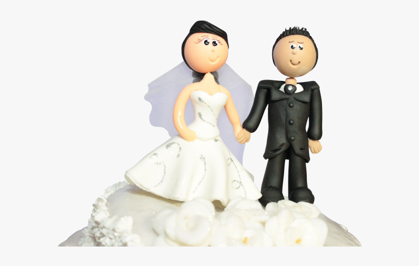 Wedding Cake Topper Png - Happy Wedding Anniversary With Couple, Transparent Png, Free Download