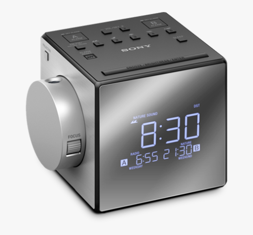 Transparent Digital Alarm Clock Clipart - Sony Alarm Clock, HD Png Download, Free Download