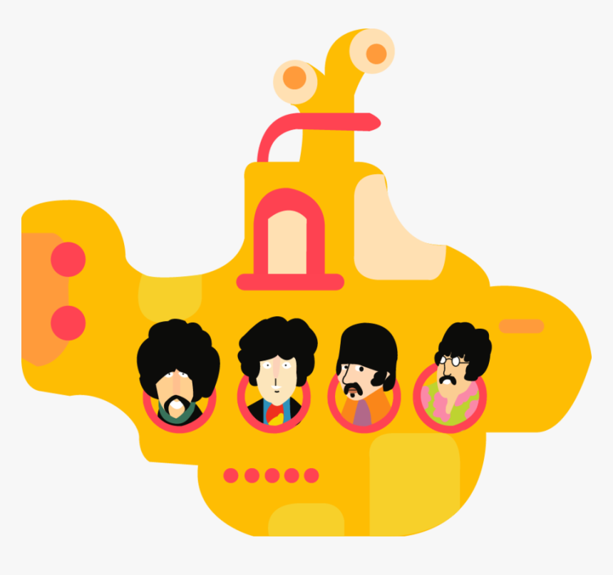 Beatles Vector Yellow Submarine, HD Png Download, Free Download