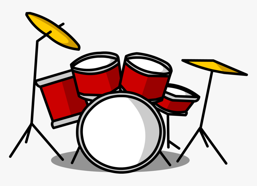Drum Set Clipart Png Transparent Png , Png Download - Cartoon Drum Set Png, Png Download, Free Download