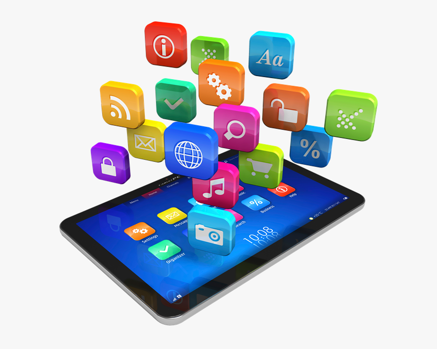Ipad And Icons No Background - Mobile Software, HD Png Download, Free Download