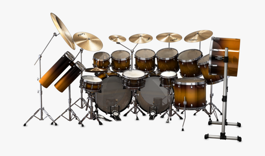 List Of Drum Pieces - Simon Phillips Drum Set, HD Png Download, Free Download