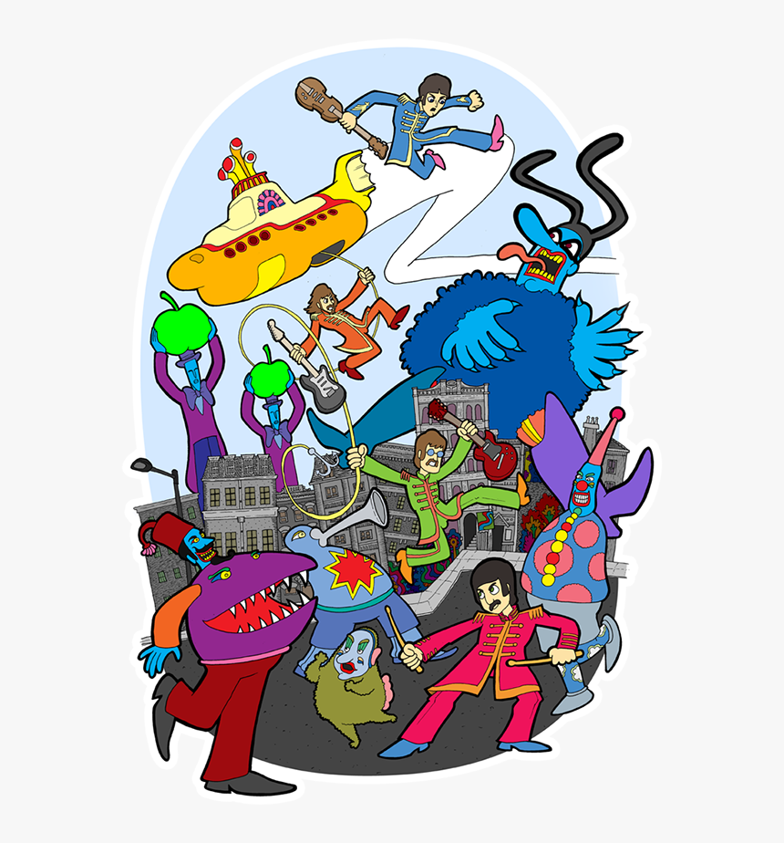 Beatles Yellow Submarine T Shirt, HD Png Download, Free Download