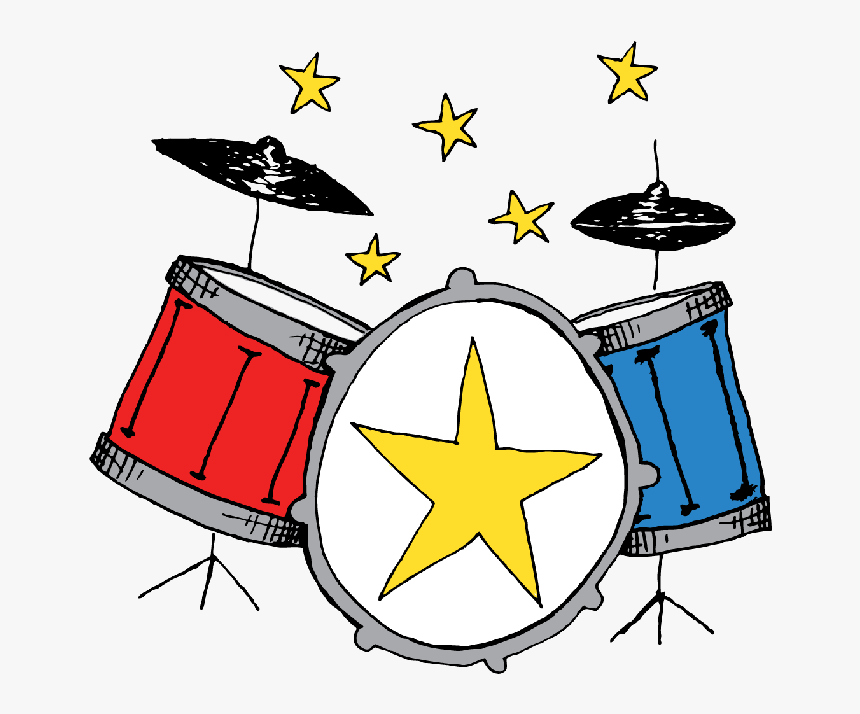 Drummer Vector Set - Cartoon Drums Png Clipart, Transparent Png, Free Download