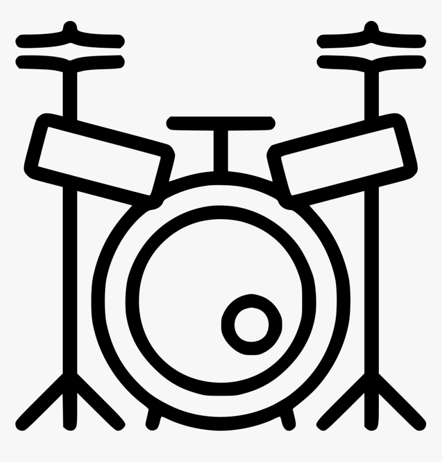 Drum Set - Drum Set Icon Png, Transparent Png, Free Download