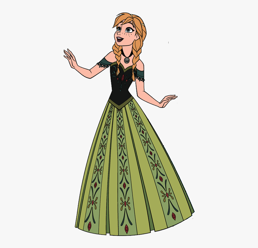 Frozen Anna Cliparts - Frozen Elsa And Anna Clipart, HD Png Download, Free Download