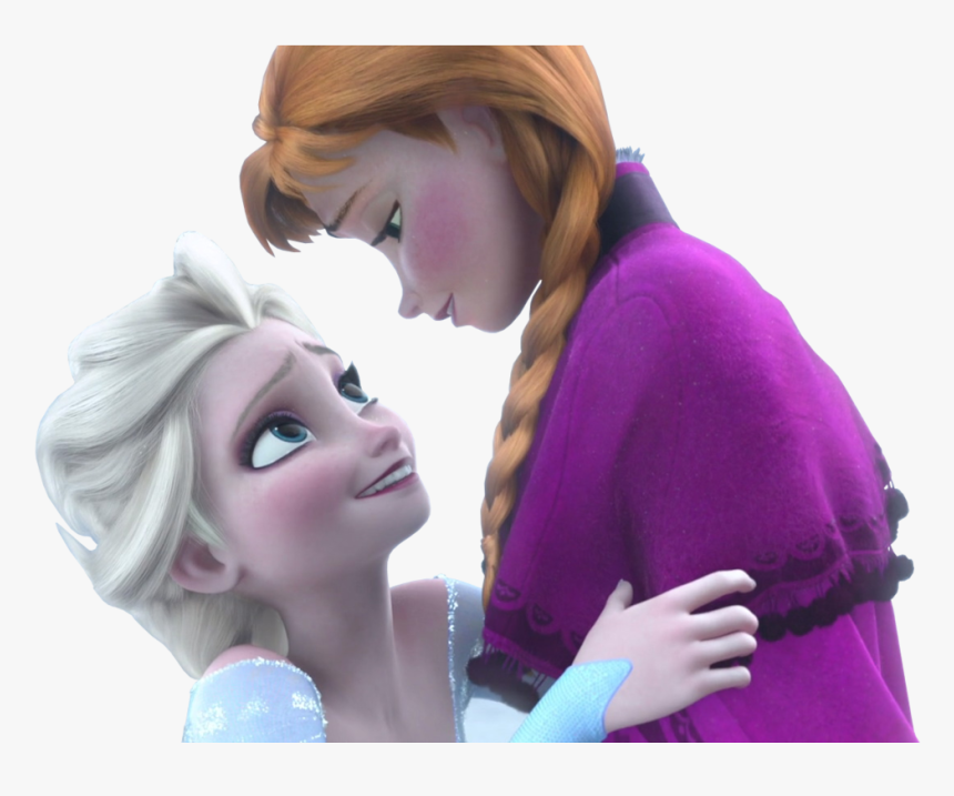Elsa And Anna - Disney Princesses Short Hair, HD Png Download, Free Download